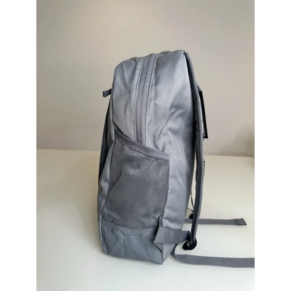 Converse Speed 2 Backpack Grey White Logo School Travel Bag 10018262-A04 NWT OS